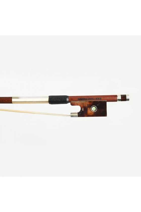 Dorfler Violin Bow - 25 Pernambuco Wood - Genuine Silver Trimming - Master Bow - Round