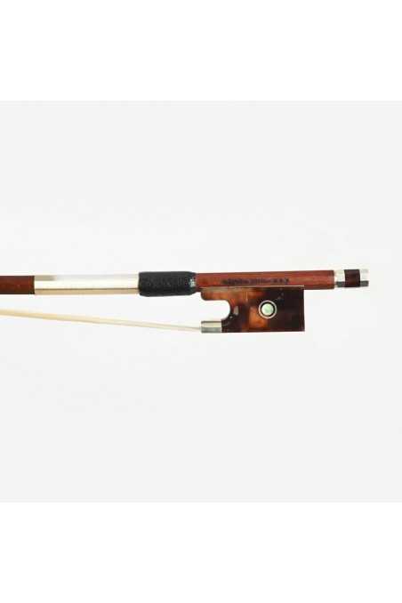 Dorfler Violin Bow - 25 Pernambuco Wood - Genuine Silver Trimming - Master Bow - Round