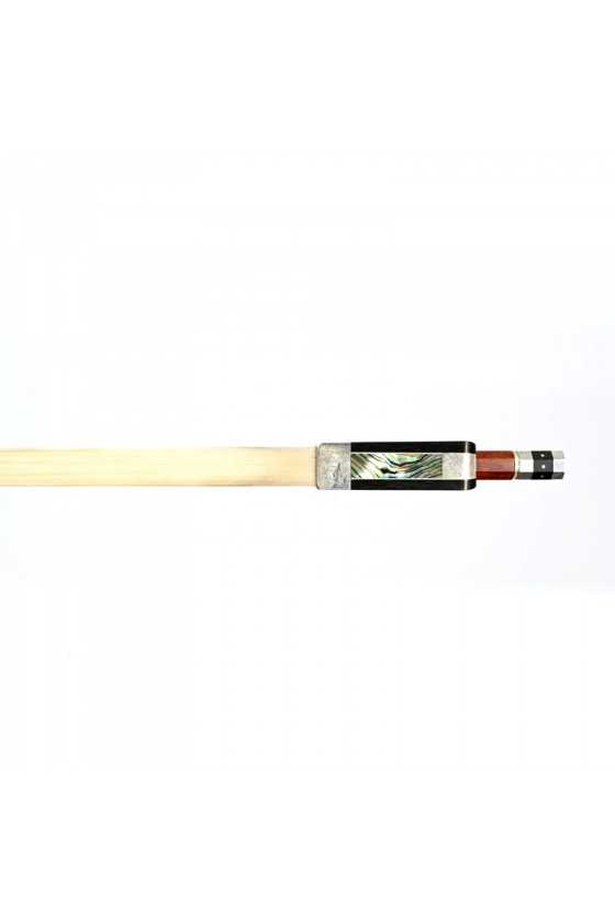 Dorfler Cello Bow - 22a Pernambuco Wood - Genuine Silver Trimming - Master Bow - Octagonal
