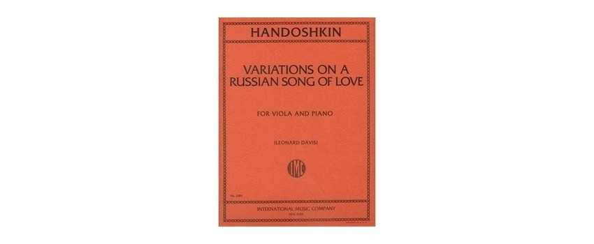 Viola Compositions of Ivan Evstafeivich Handoshkin | Animato Strings