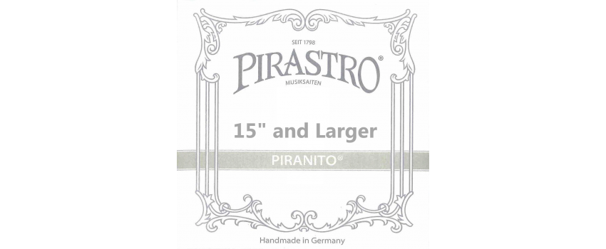 4/4 Piranito Viola Strings | Animato Strings