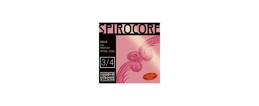 3/4 Spirocore Cello Strings | Animato Strings