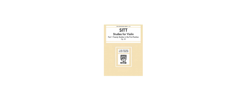 Sitt for Violin: Structured Violin Lessons for All Skill Levels