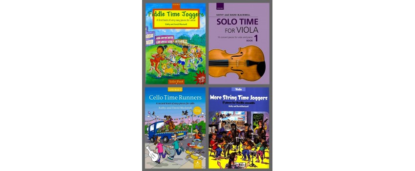 Fiddle Time - Viola Time - Cello Time Books by Blackwell