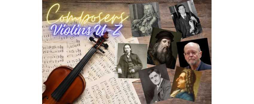 Composers Violin U-Z