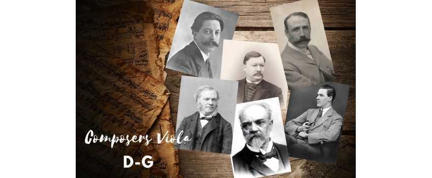 Composers Viola D-G