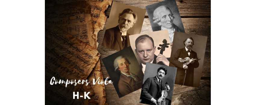 Composers Viola H-K