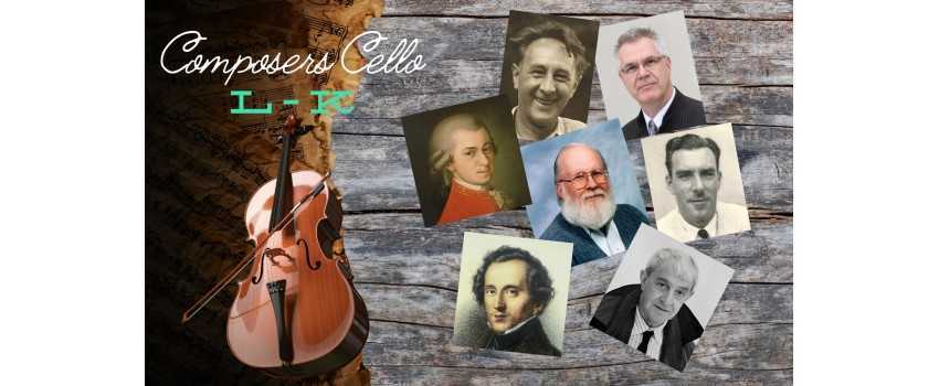 Composers Cello L-M