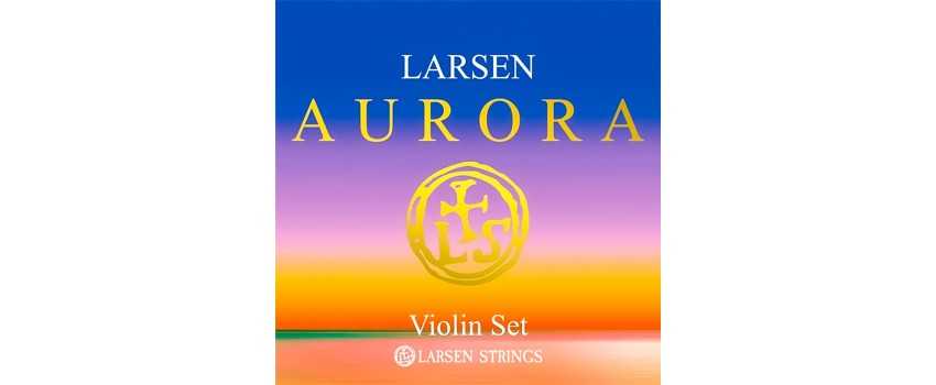Aurora Violin Strings by Larsen